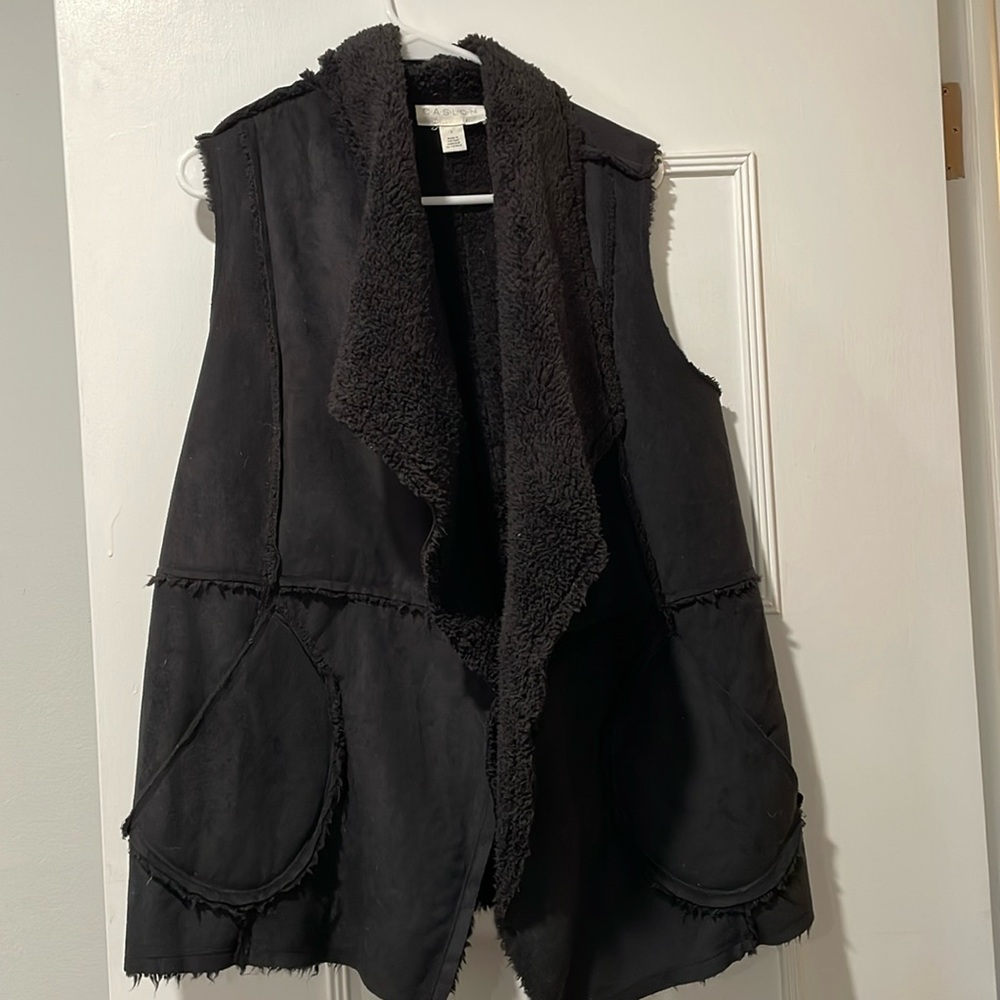 Fleece lined vest
